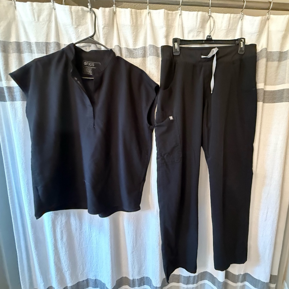 Figs Technical Collection Black Scrub Set